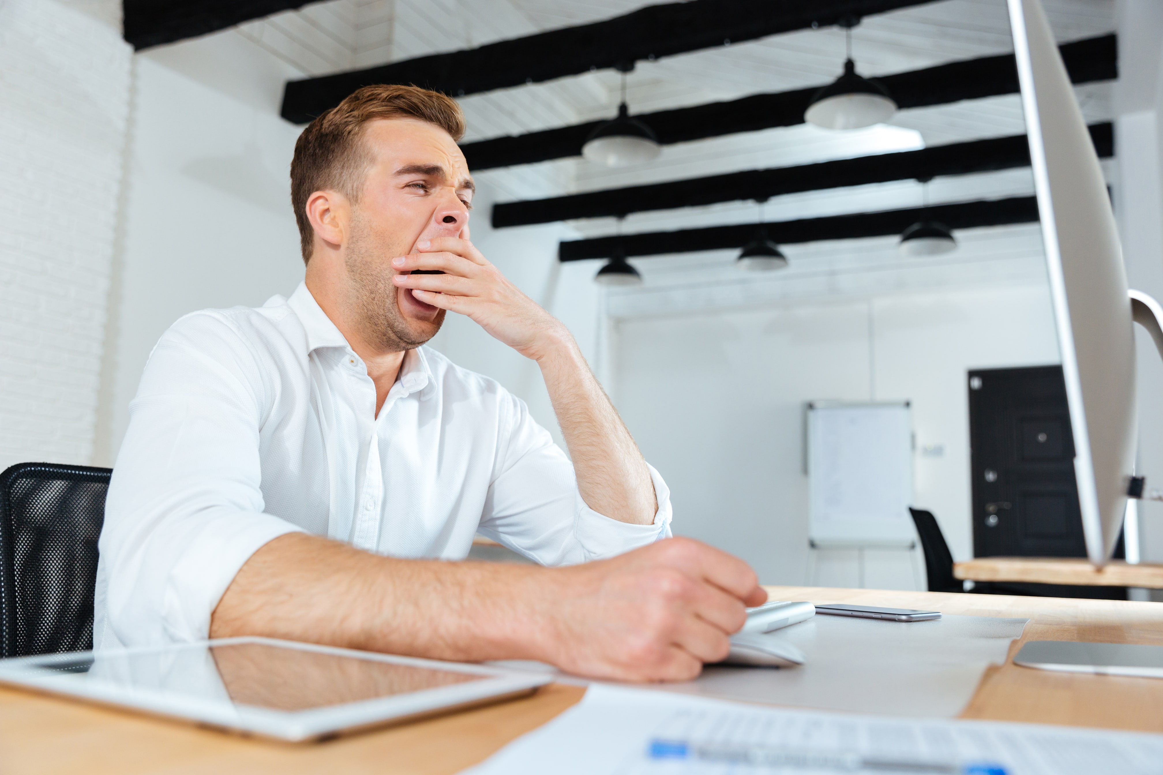Respiration au bureau contre la sédentarité